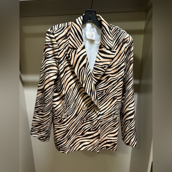 Galita Jackets & Blazers - Galita Zebra Print Blazer